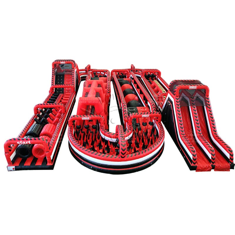 Custom-Built Inflatable Obstacle Course Race Arena